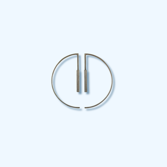 LINEAR earrings curved