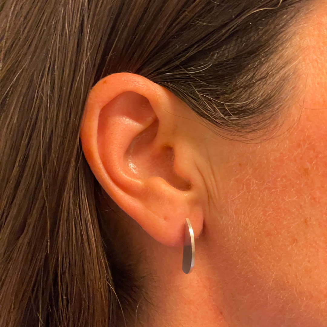 LUNAR earrings half moon